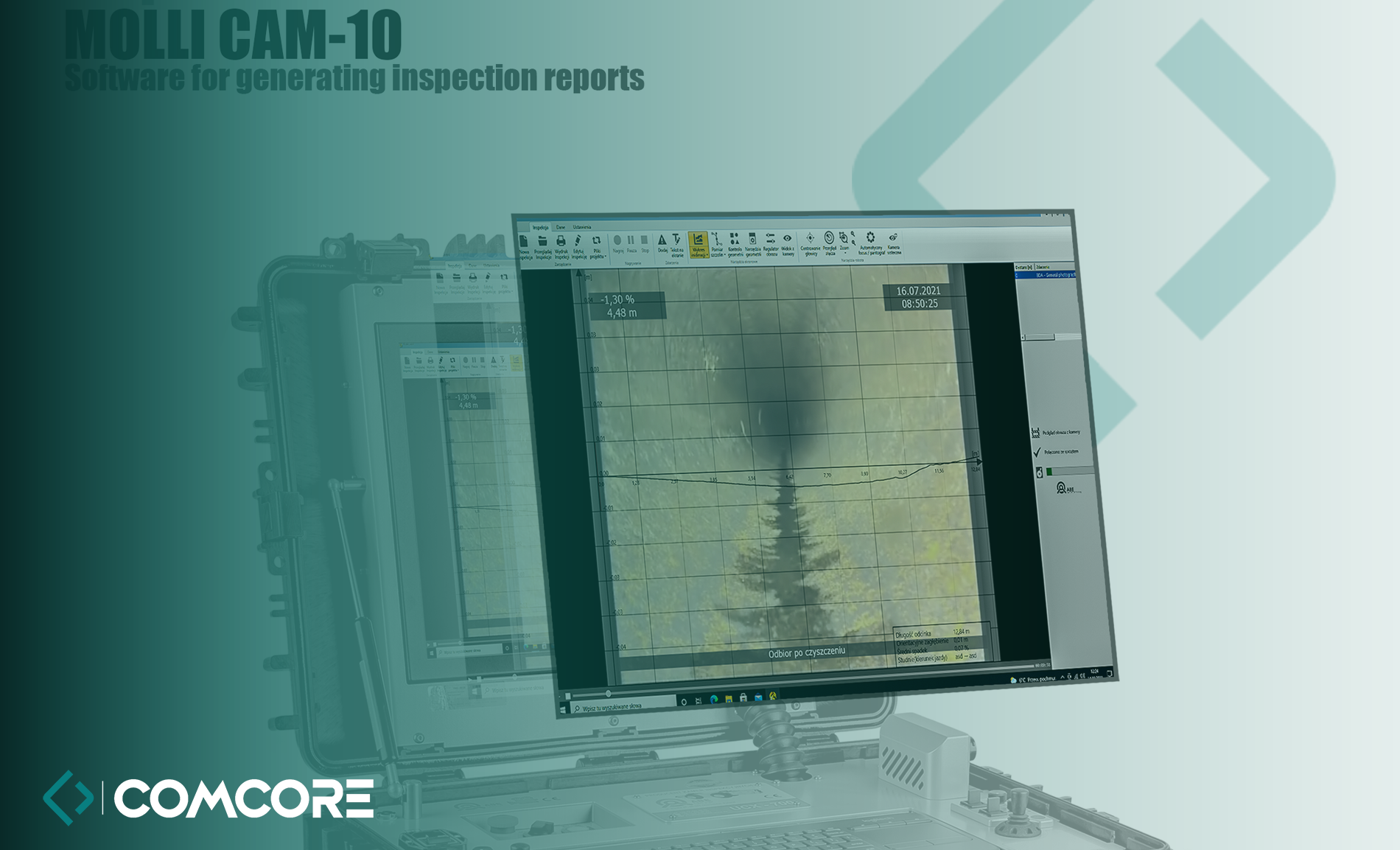 MOLLI CAM-10 Prezentacja Platformy do Inspekcji